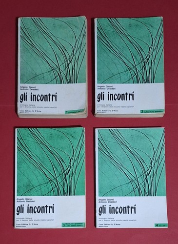Gli incontri antologia - incontri, per