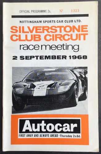 Silverstone settembre 1968 - silverstone,