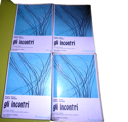 Gli incontri antologia - incontri,